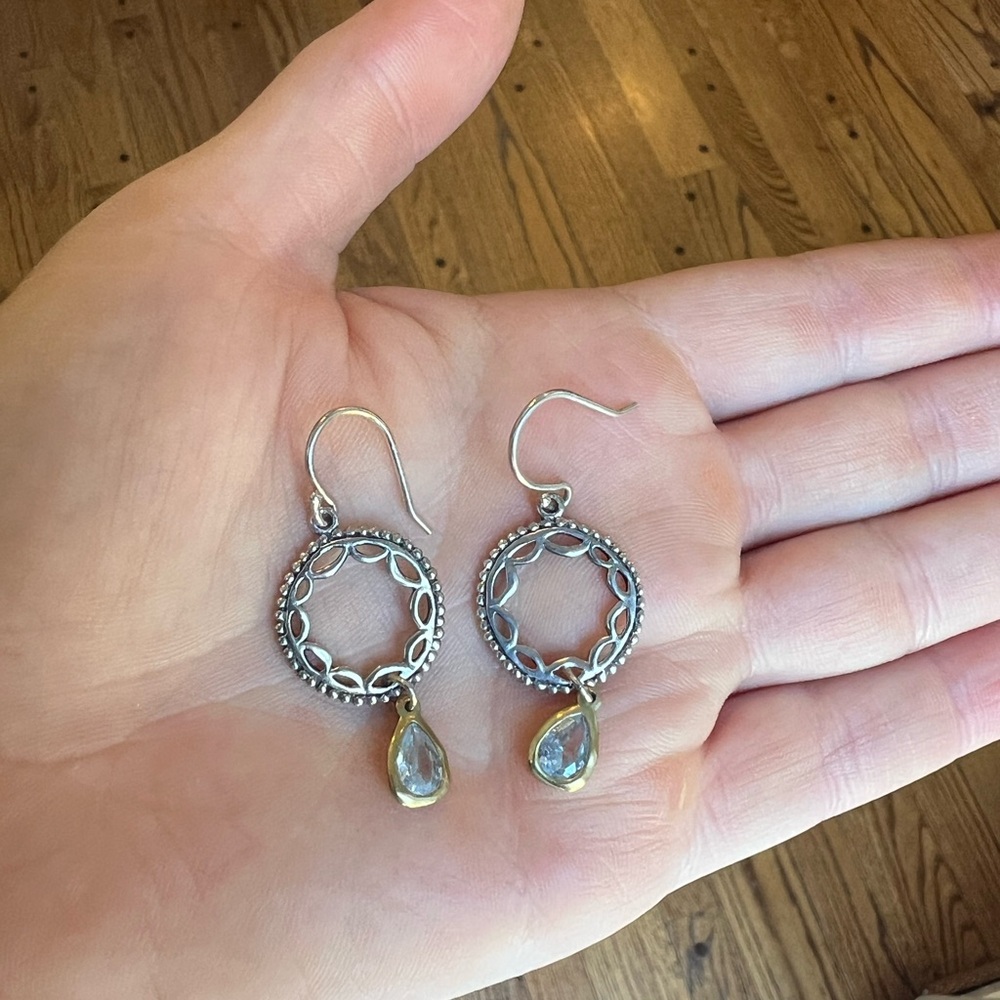 Silpada Silver Drop Earrings